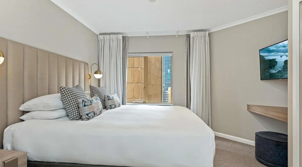 Premium King Apartment with City View at The Sebel Quay West Suites Sydney