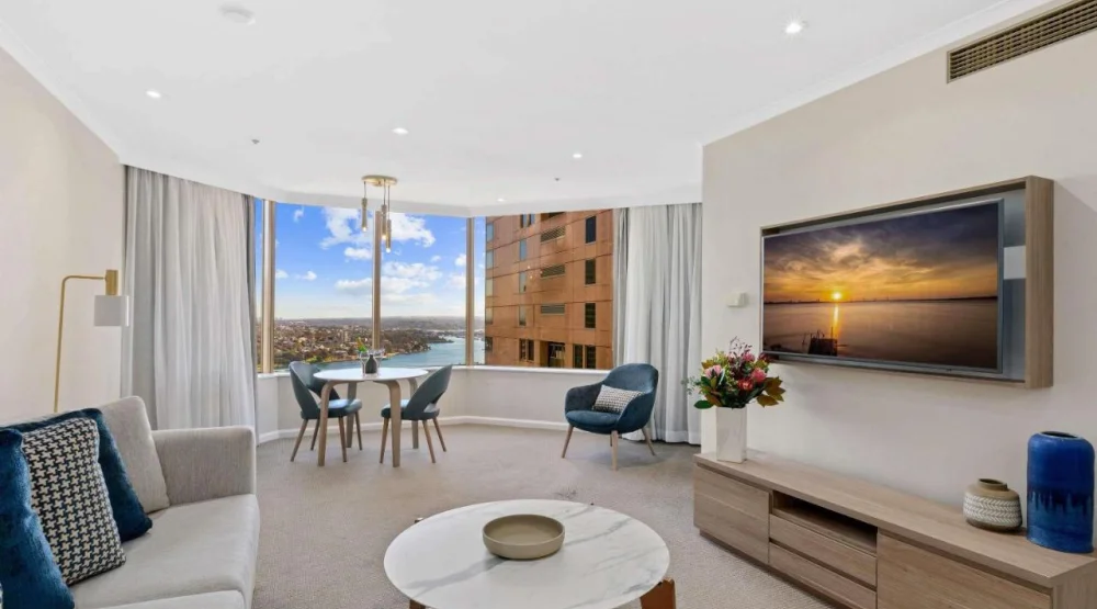 Deluxe One Bedroom Apartment with Harbor View at The Sebel Quay West Suites Sydney