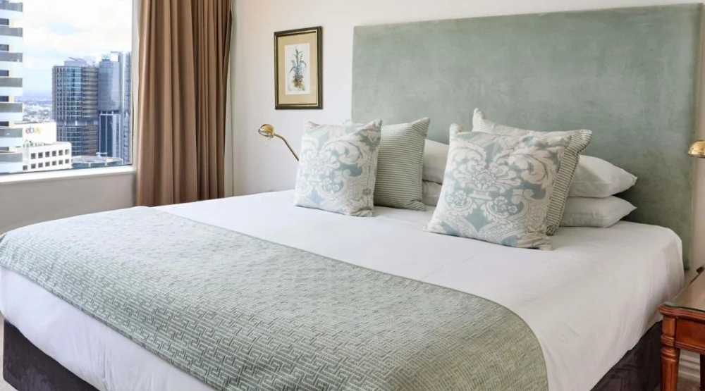 Two Bedroom Suite Apartment with City View at The Sebel Quay West Suites Sydney