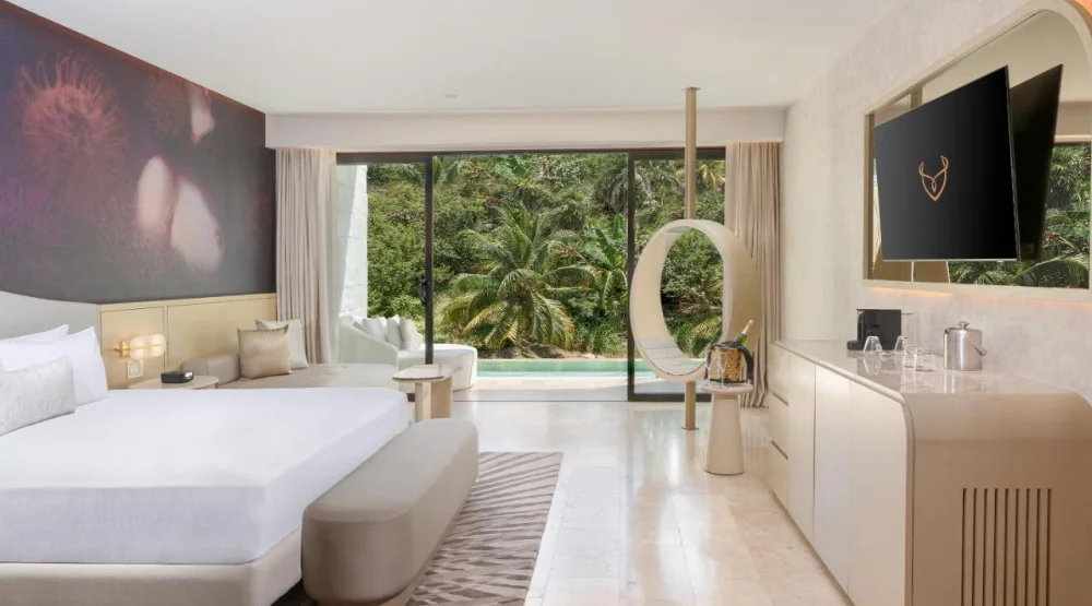 Beloved Tropical View Swim- Up Suite - The Eden Section at Desire Riviera Maya Resort