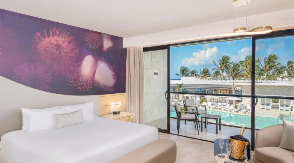 Beloved Pool View Jacuzzi Suite - The Eden Section at Desire Riviera Maya Resort