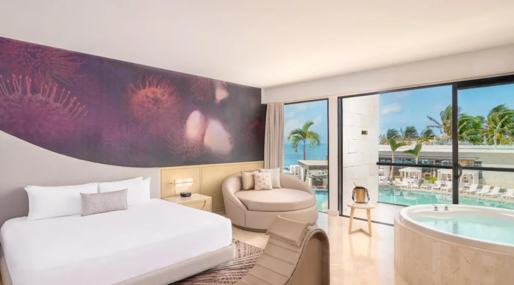 Seductive Pool View Jacuzzi Suite - The Eden Section at Desire Riviera Maya Resort