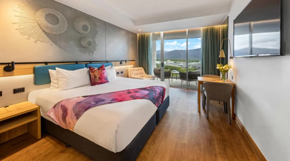 King Room with Harbor Views at Crystalbrook Flynn