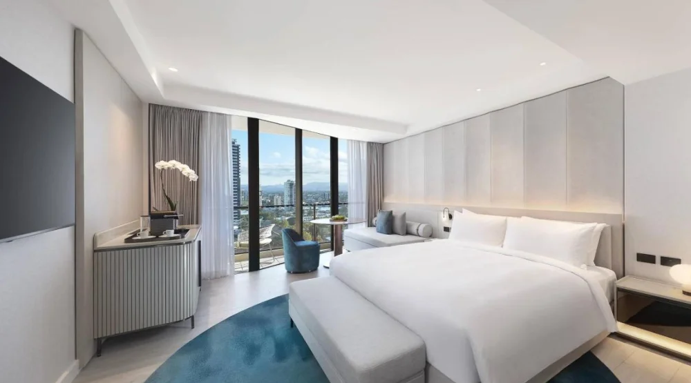 King Room with Mountain View and Balcony at JW Marriott Gold Coast Resort & Spa