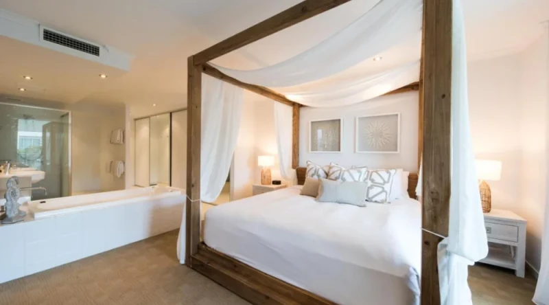 Two Bedroom Apartment with Spa Bath and Garden View at At Marina Shores