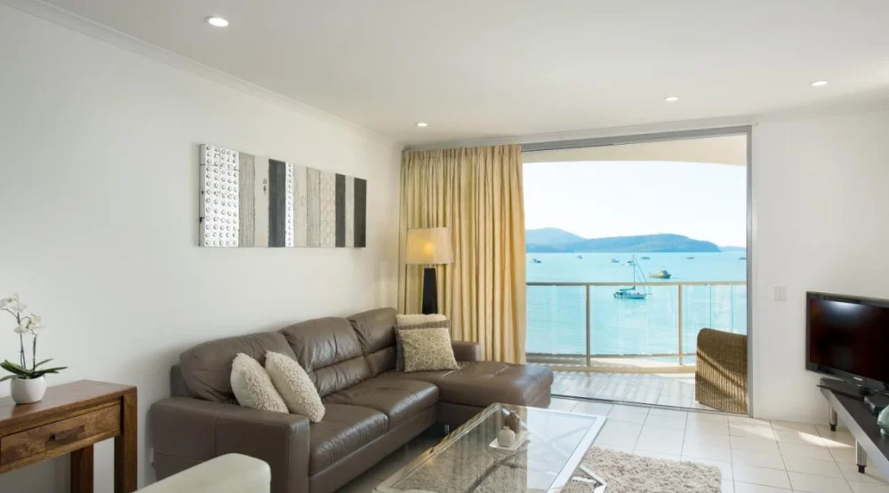 Two Bedroom Apartment with Spa Bath and Water View at At Marina Shores