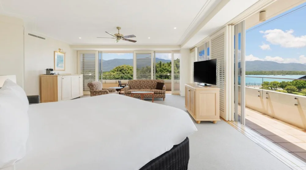 Premium Junior King Suite with Water Views at Pullman Reef Hotel Casino