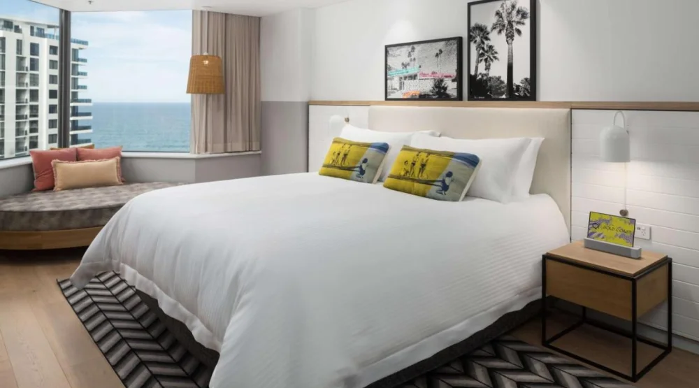 King Suite with Ocean View at QT Gold Coast
