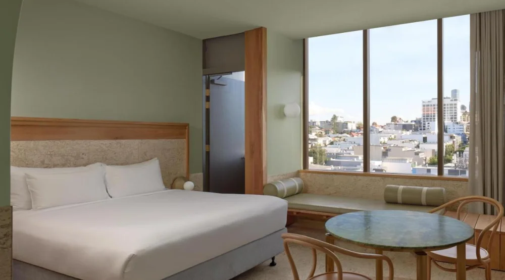 King Room with City View at The Calile Hotel