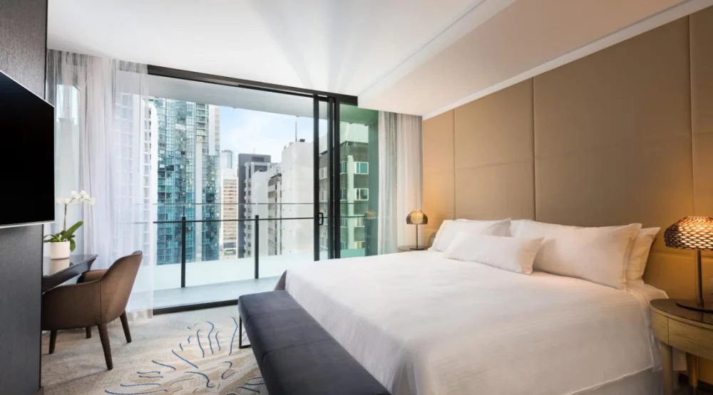 Premium Renewal King Suite with Balcony and City View at The Westin Brisbane