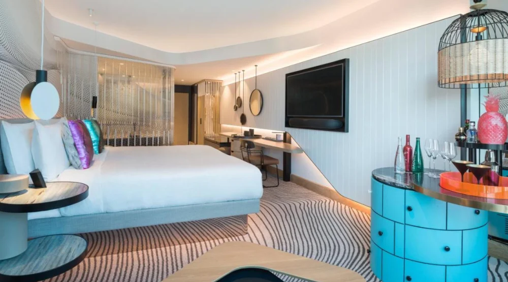 King Room with Partial River View – Standard King at W Brisbane