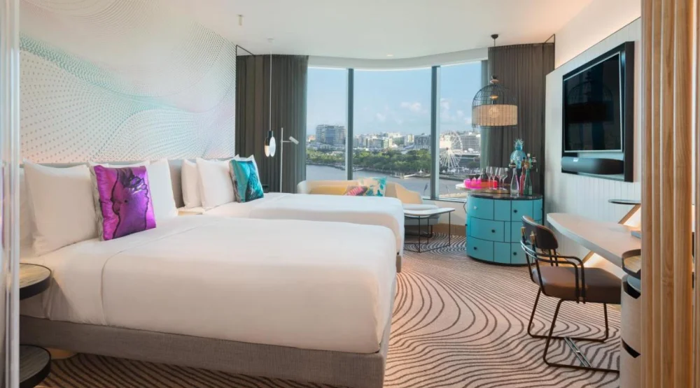 Double Room with River View - Superior Double at W Brisbane