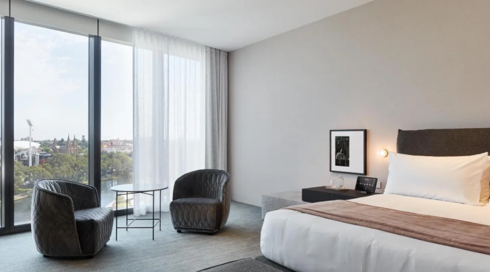 Allure River View King Room at Eos By Skycity