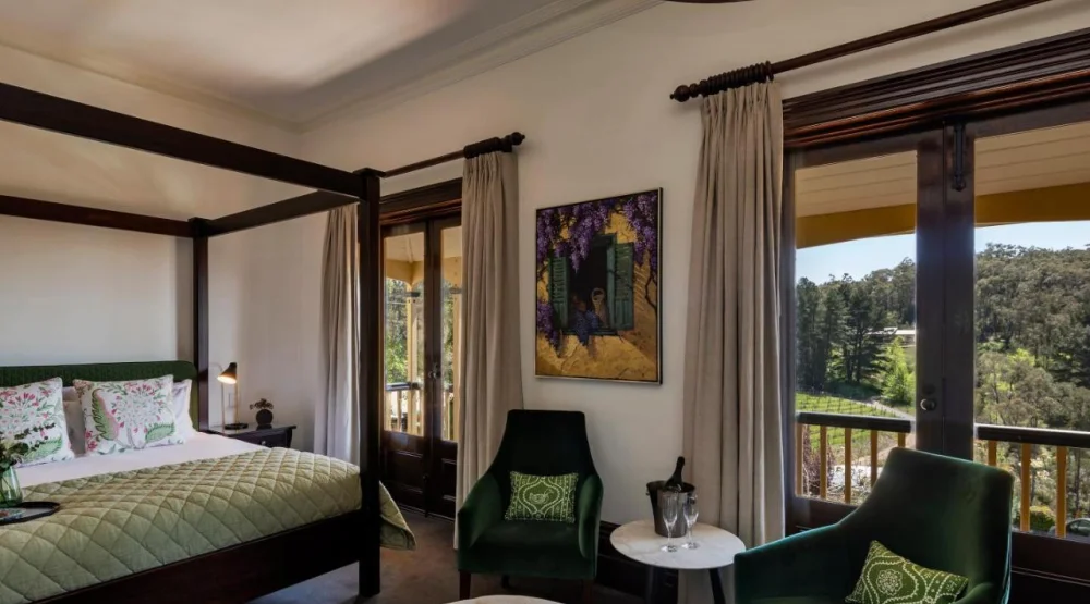 Deluxe King Room with Piccadilly Valley View at Mount Lofty House & Estate Adelaide Hills