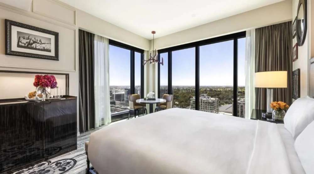 Deluxe King Room with View - Corner Room at Sofitel Adelaide