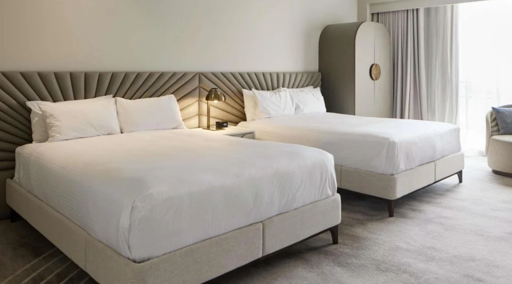Deluxe Twin Room with Two Queen Beds at The Playford Adelaide