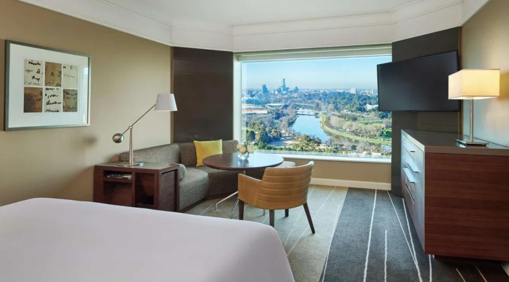 Twin Room with River View at Grand Hyatt Melbourne