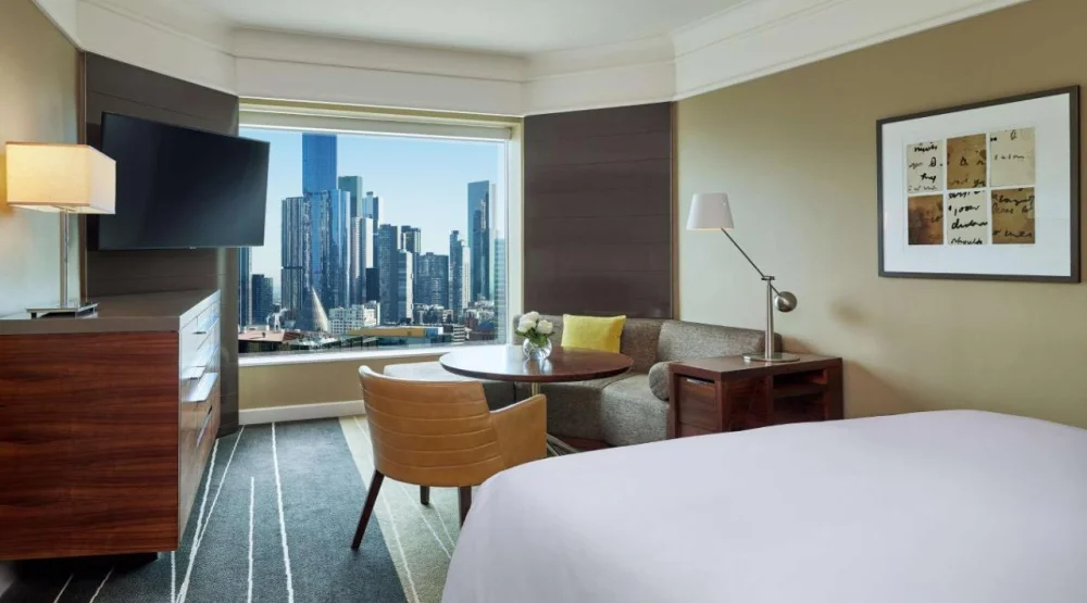 King Room with City View at Grand Hyatt Melbourne
