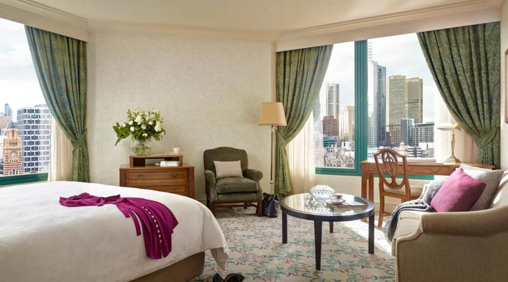 Executive River Corner King at The Langham Melbourne