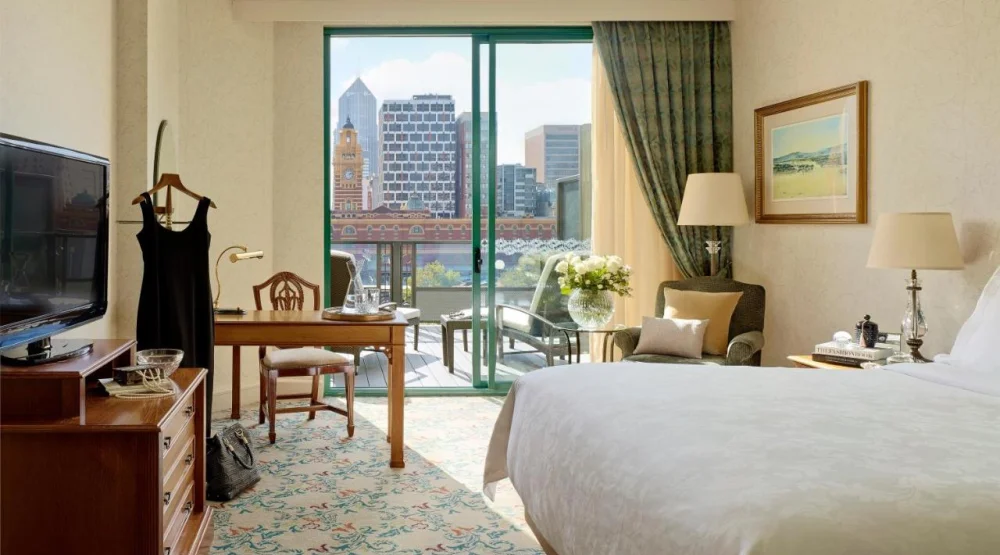 Deluxe Balcony Room at The Langham Melbourne