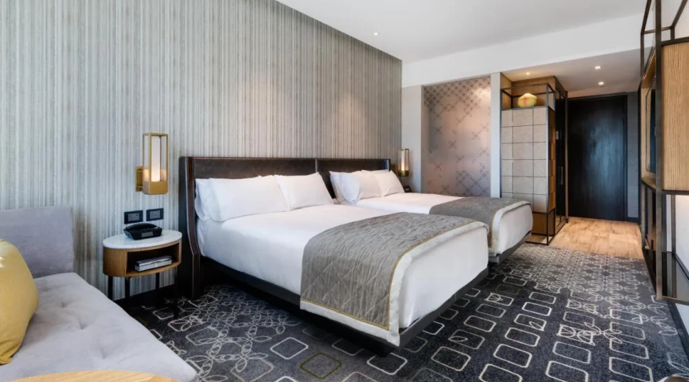 Classic Double Room with Two Double Beds and City View at InterContinental Perth City Centre