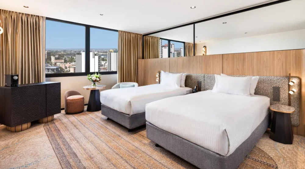 Deluxe Twin Room at Pan Pacific Perth