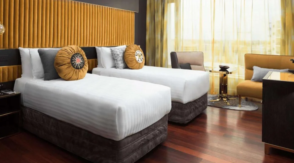 Twin Room at QT Perth