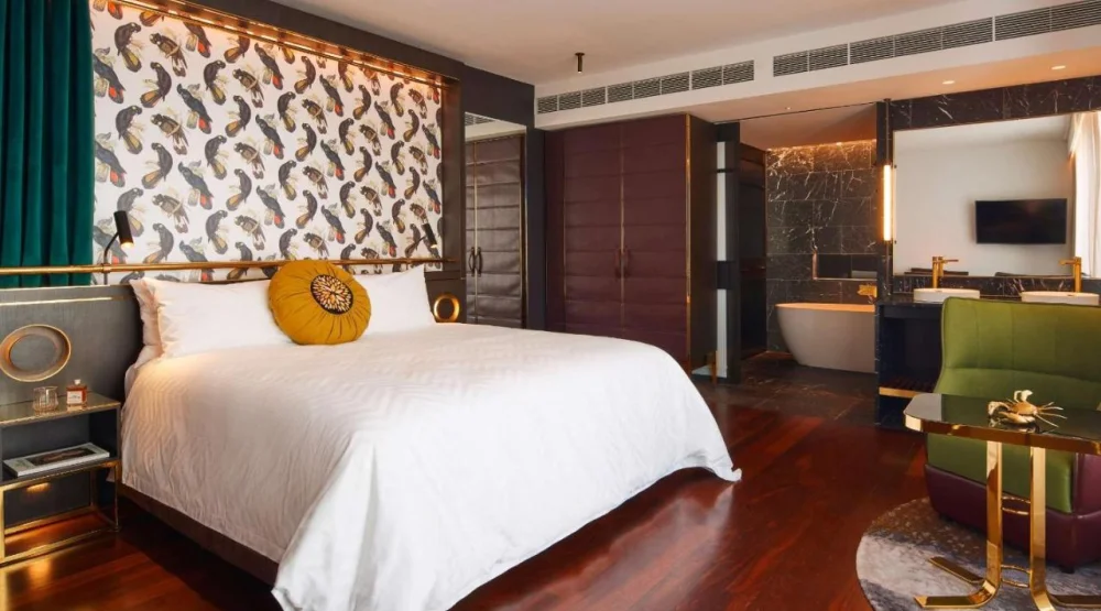 Luxe King Room at QT Perth
