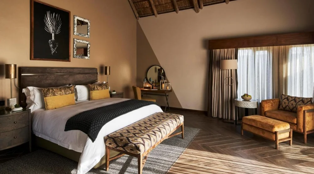 Suite with Private Pool with Two Game Drives at Letamo at Qwabi Private Game Reserve