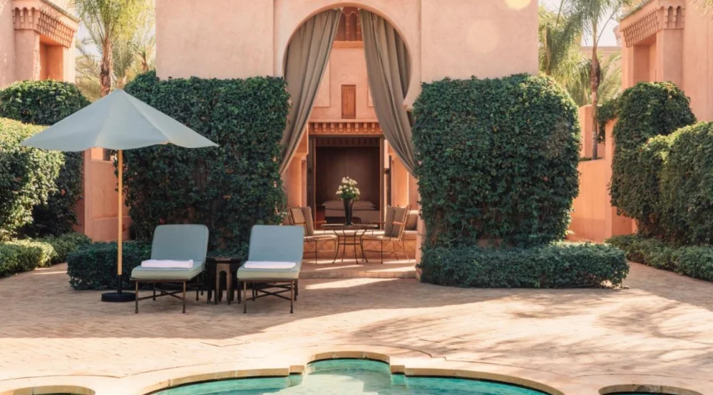 Deluxe Double Room (2 Adults + One Child) at Amanjena Hotel