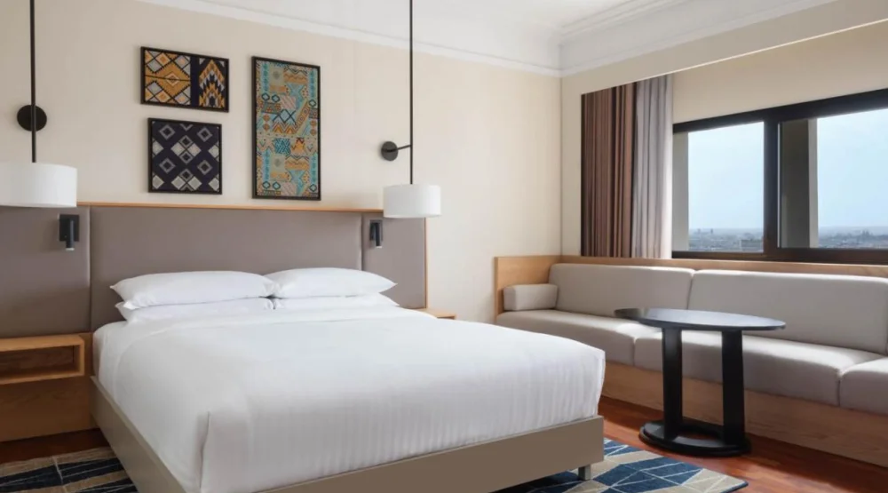 Club King Room with City View at Casablanca Marriott Hotel