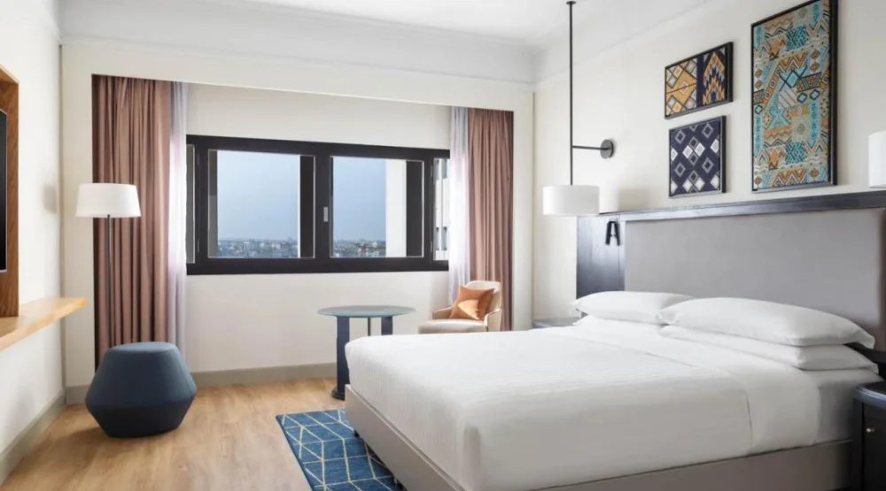Superior King Room with City View at Casablanca Marriott Hotel