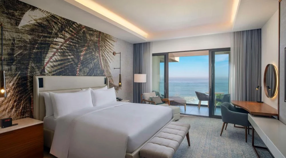 Deluxe King Room with Ocean View at Conrad Rabat Arzana