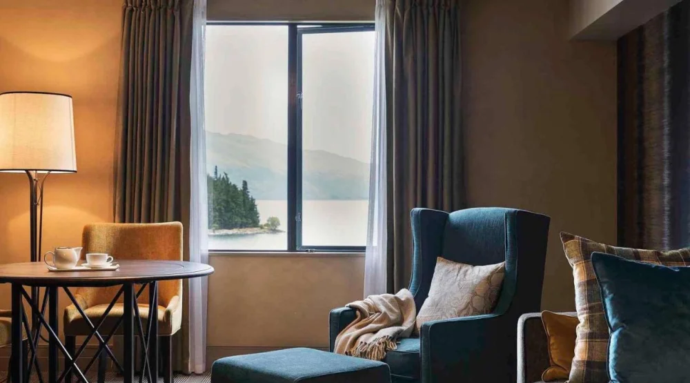 One Bedroom King Suite with Lake View at Hotel St Moritz Queenstown MGallery Collection