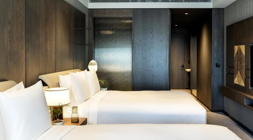 Classic Queen Room with Two Queen Beds at Intercontinental Auckland