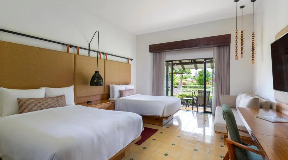 Guest Room, Two Double, Garden View, Ground Floor at Los Suenos Marriott Ocean & Golf Resort