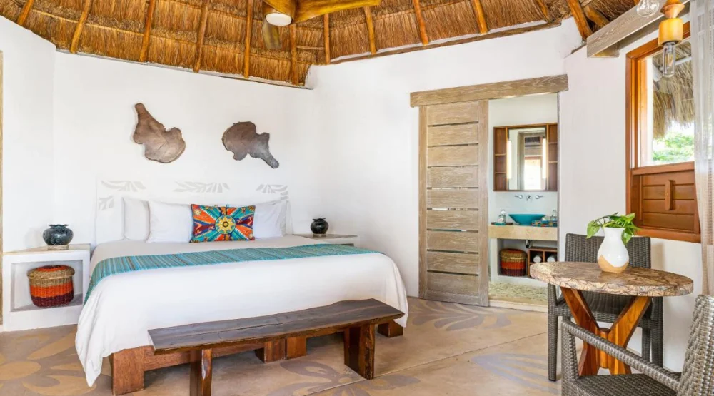Ocean View Palapa King Bed at Mahekal Beach Resort