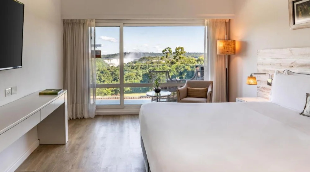 Deluxe Room with King Bed and Waterfall View at Gran Melia Iguazu