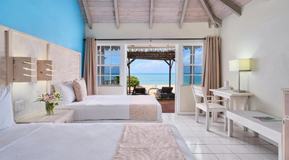 Royal Palm Beach Room (2 Doubles) at Hawksbill