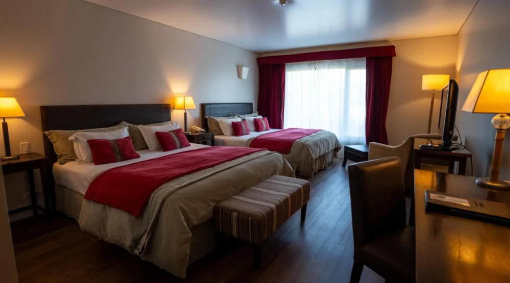 Superior Queen Room with Two Queen Beds at Loi Suites Chapelco Hotel
