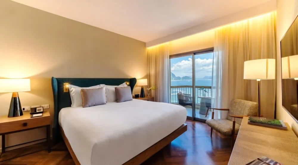 One Bedroom King Suite with Sea View at Fairmont Rio De Janeiro Copacabana