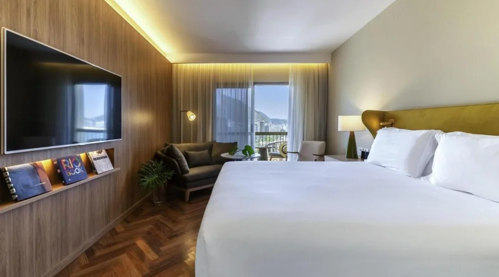 King Room with Sea View at Fairmont Rio De Janeiro Copacabana