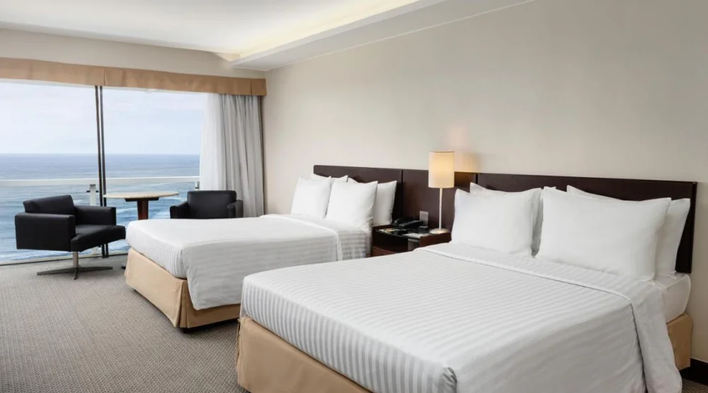 Luxury Family Room with Frontal Sea View at Rio Othon Palace