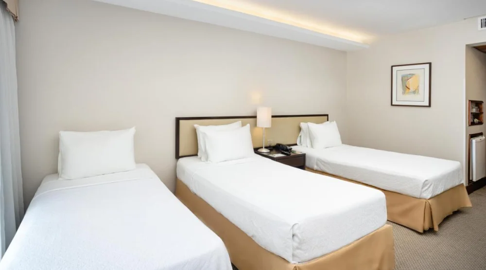 Superior Triple Room with Side Sea View at Rio Othon Palace