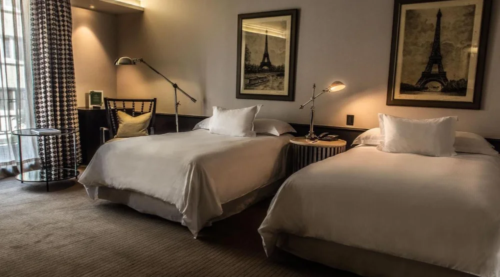 Deluxe Double Room with Two Double Beds at The Singular Santiago Lastarria