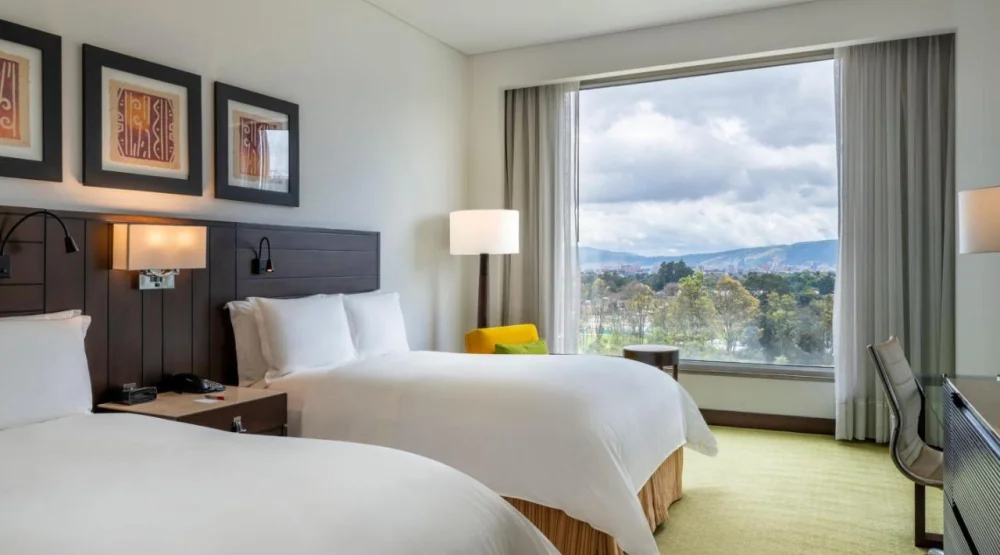 Concierge Double Bed Room, Executive Level, Guest Room at Bogota Marriott Hotel