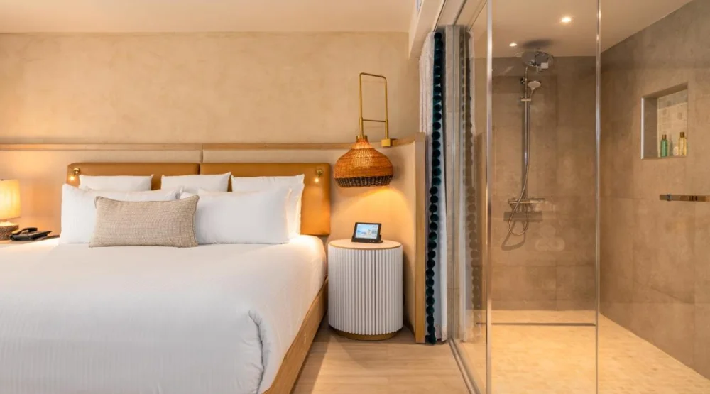 Junior Suite with Tropical View King Beds at Zoetry Curacao Resort & Spa