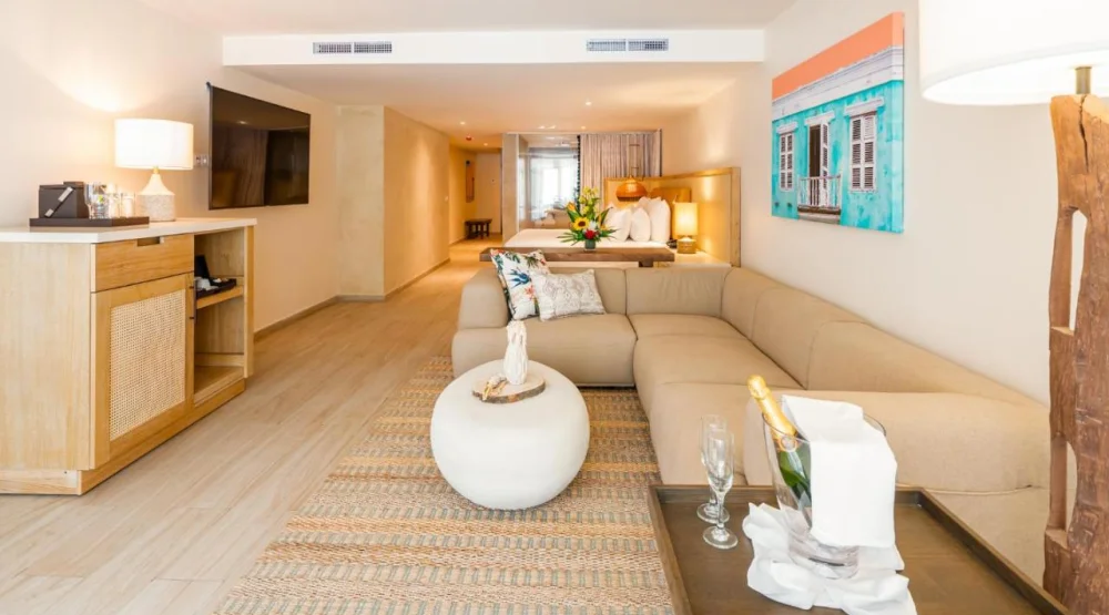 Master Suite with Pool King Bed at Zoetry Curacao Resort & Spa