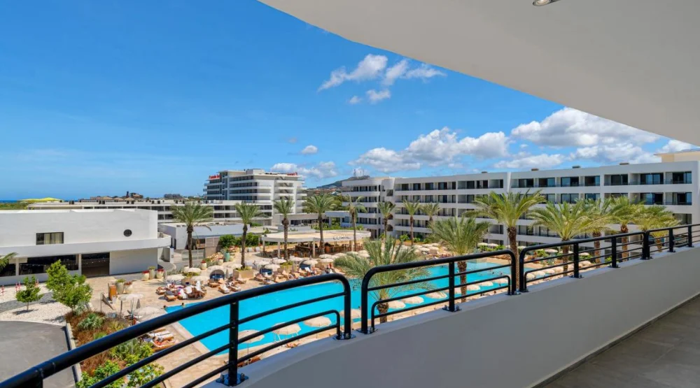 Superior One Bedroom King Suite with Ocean View at The Rif at Mangrove Beach Corendon Curacao