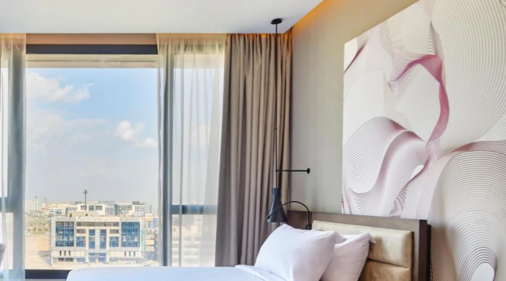 Standard Twin Room with Walk-in Shower at Crowne Plaza West Cairo Arkan